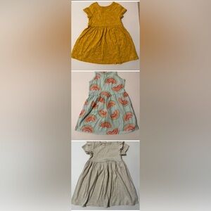 Bundle of 4 Girls Dresses- 4T